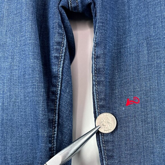 Levi's 725 High Rise Bootcut Women's Jeans Size W32xL30 *Inseam 29! - Picture 7 of 15